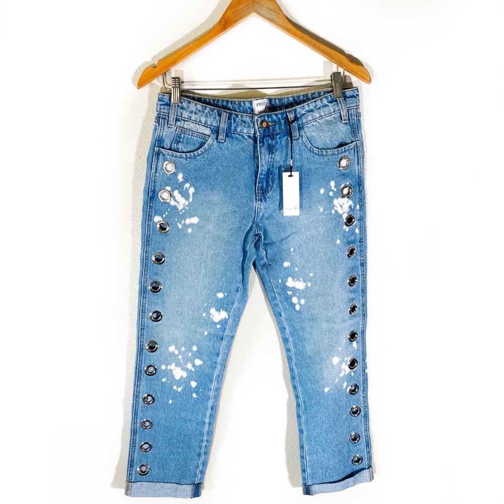 Splattered Paint jeans NWT